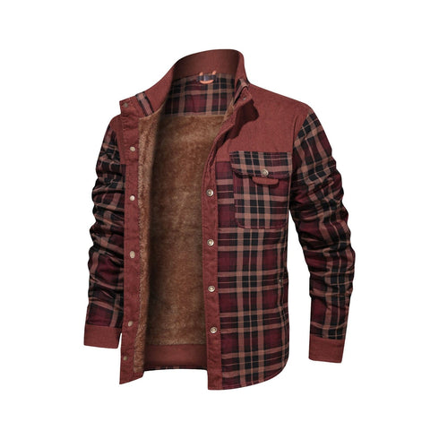Men's Jacket Fleece Thick Army Coat Autumn Winter Jacket